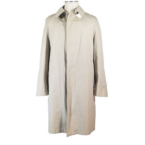Hill & ArcherTrench Coat men's Medium 44R Beige Rain Classic Lined